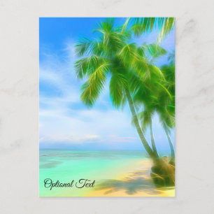 *~* Exotic Tropical Beach Sand tillvalstext AP13 Vykort