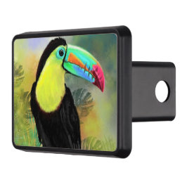 Exotic Tropical Toco Hitch Cover Toucan Bird Dragkroksskydd