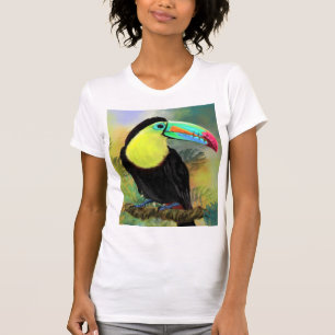 Exotic Tropical Toco Toucan Bird - Målning Miging T Shirt