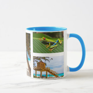 Exotic Vacation Photo Collage Coffee Mugg