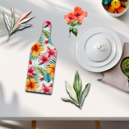 Exotic Watercolor Hawaiian Blommigt