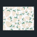 Exotic White Strawbär Kärlek Romantik Vänskap Vykort<br><div class="desc">Kolla in den här söta och färglösa konsten,  hand som jag gör åt dig! Du kan gärna lägga till en egen text eller ändra färg. Besök min butik för mer!</div>