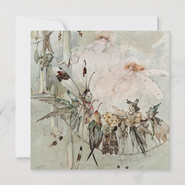 “Exotics at Play” by A Duncan Carse Julkort (Framsida)