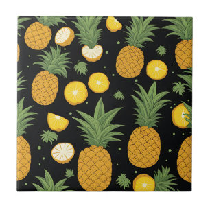 Exotisk ananas Mönster Kakelplatta