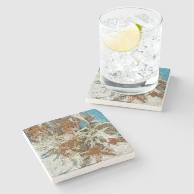 Exotisk blomsterprakt stenunderlägg (Sidan)