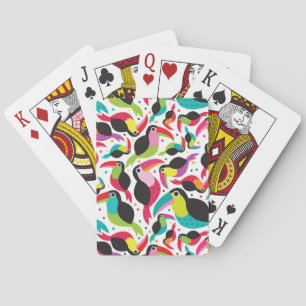 exotisk brazil toucan-fågelbakgrund casinokort
