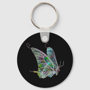 Exotisk Butterfly-nyckelkedja Nyckelring