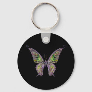 Exotisk Butterfly-nyckelkedja Nyckelring