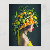 Exotisk citrus Krona med Vibrant Färg