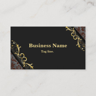 Exotisk damastast visitkort