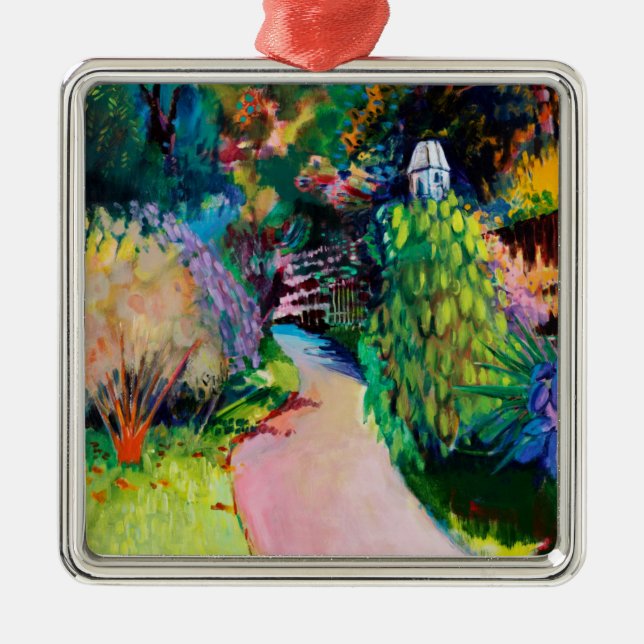 Exotisk duvslag julgransprydnad metall (Framsidan)