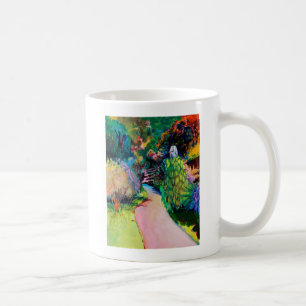 Exotisk duvslag kaffemugg