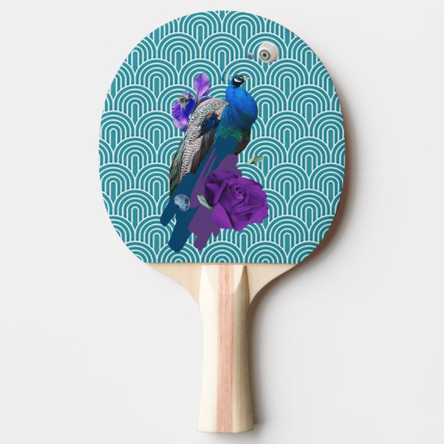 Exotisk fågel  pingisracket (Framsidan)