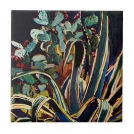 Exotisk Flora #4 vid SunshineDazzle Kakelplatta