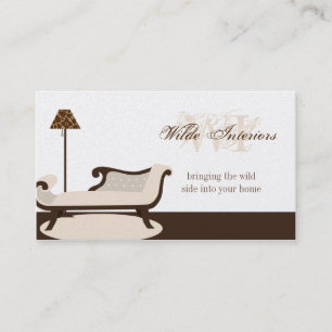 Exotisk giraffinredingsdesign: Visitkortar Visitkort