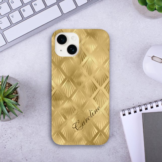 Exotisk Guld Geometric Elegant Mönster (Skapare uppladdad)