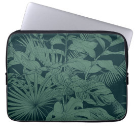 Exotisk illustration av den tropiska linjen. laptop fodral