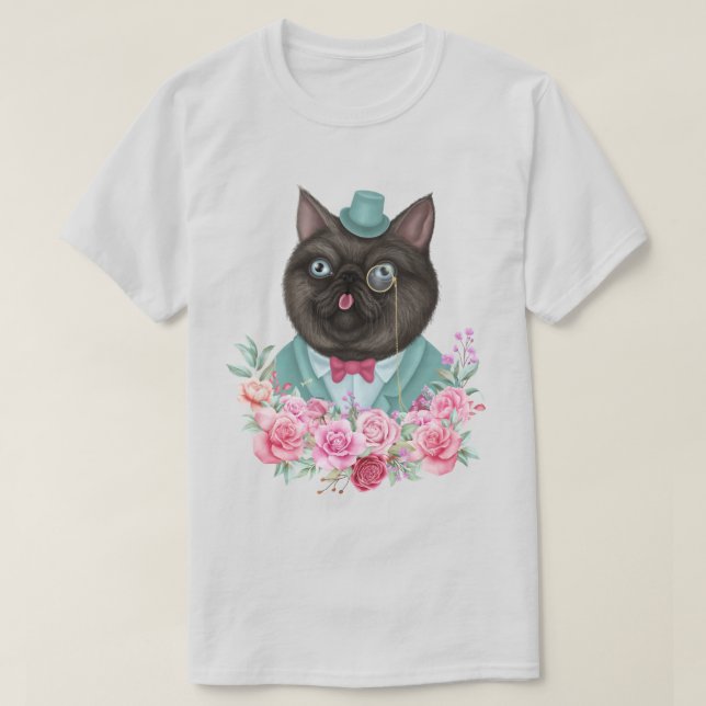 Exotisk katt t shirt (Design framsida)
