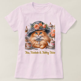 Exotisk Katte-Tee Party För Kattälskare T Shirt