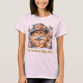 Exotisk Katte-Tee Party För Kattälskare T Shirt