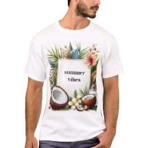 exotisk kokossommar vibes t-shirt