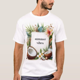 exotisk kokossommar vibes t-shirt