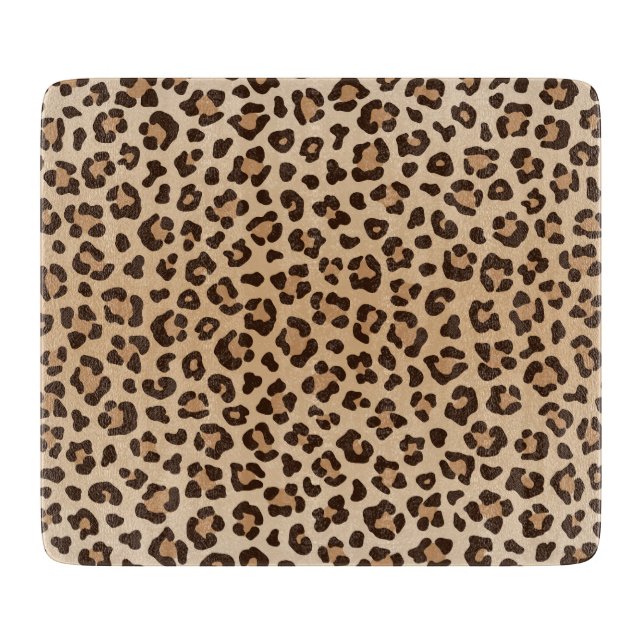 Exotisk leopardtrycksmönsterdesign (Framsidan)