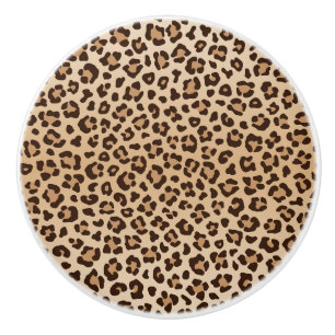 Exotisk leopardtrycksmönsterdesign knopp