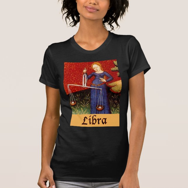 Exotisk LibraZodiac undertecknar Tee (Framsida)