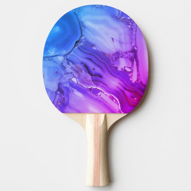 Exotisk Lila Marble Pingisracket (Framsidan)