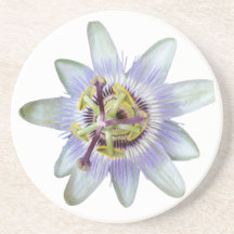 Exotisk Lila Passion Flower Sandstone Underlägg