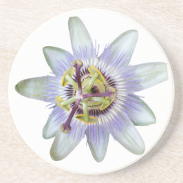 Exotisk Lila Passion Flower Sandstone Underlägg