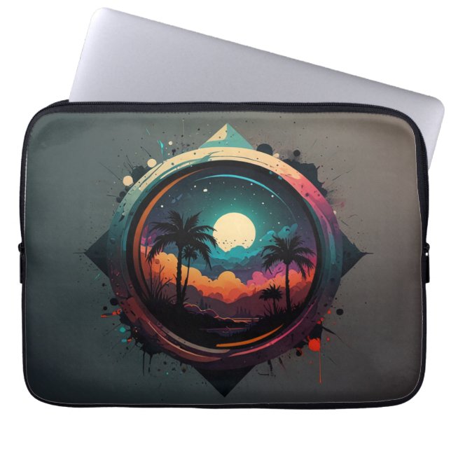 exotisk lins laptop fodral (Framsidan)
