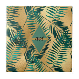 Exotisk Löv Kakelplatta