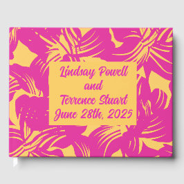 Exotisk Magenta Bröllop 1940 Gästböcker