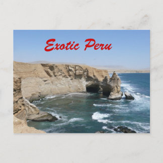 Exotisk Peru vykort