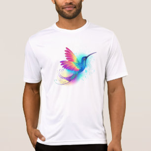 Exotisk regnbågs kolibri t shirt