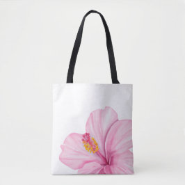Exotisk Rosa Blomma Tygkasse