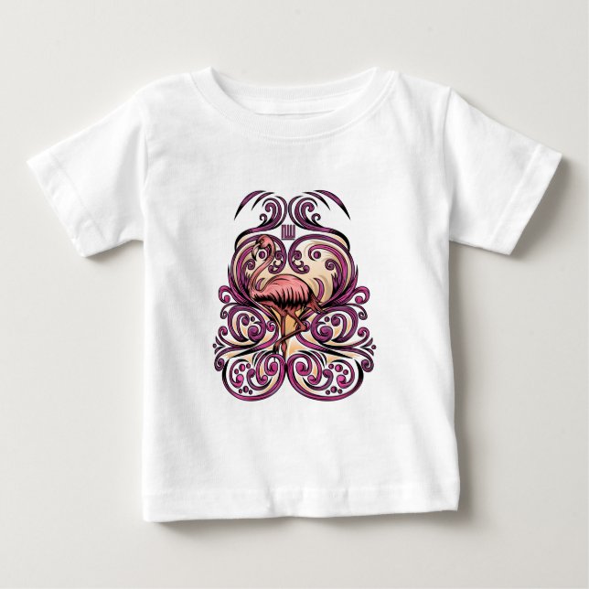 Exotisk Rosa T Shirt (Framsida)