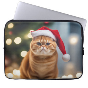 Exotisk shorthair-jul laptop fodral