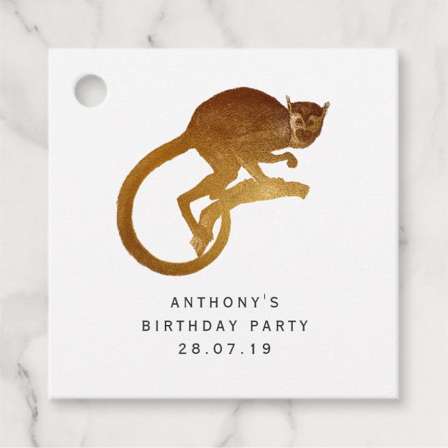 Exotisk skog gåvor etiketter (Framsida)