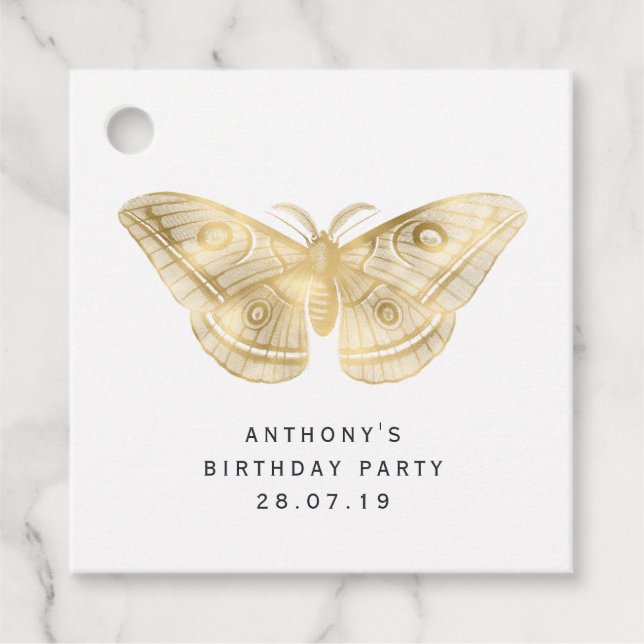 Exotisk skog gåvor etiketter (Framsida)