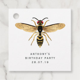 Exotisk skog gåvor etiketter