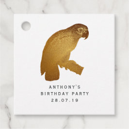 Exotisk skog gåvor etiketter