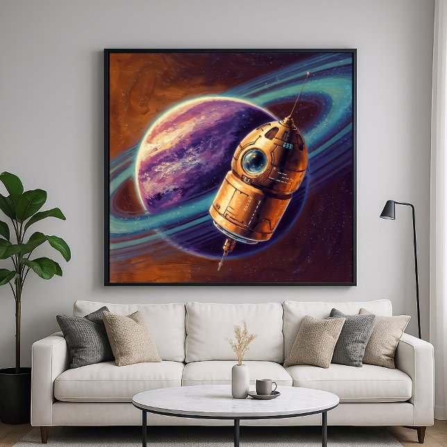 Exotisk sond - Rymdteknik, illustration av art Sti Poster (Skapare uppladdad)