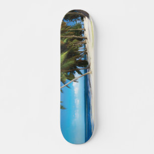 Exotisk strand dekorativ kudde mini skateboard bräda 18,5 cm