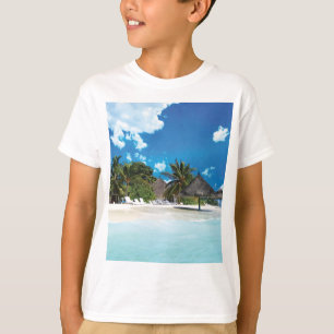 Exotisk strand t shirt