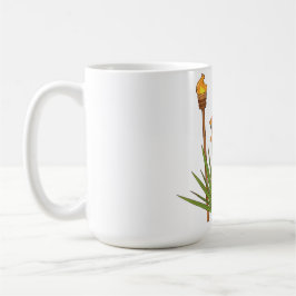 Exotisk Tribal Tiki Mask Kaffe Mugg - Färgrik