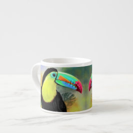 Exotisk Tropical Toco Toucan Bird - Målning - Espressomugg