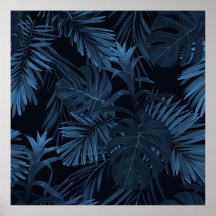 Exotisk tropisk bakgrund med hawaiisk pl poster